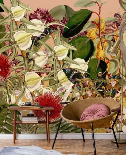 tropiska botaniska tapeter