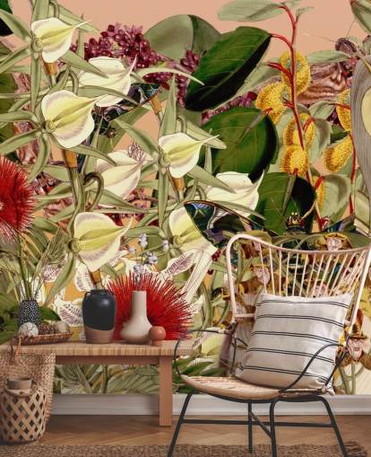 papier peint botanique tropical