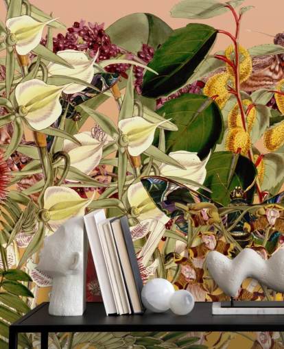 tropical botanical wallpaper