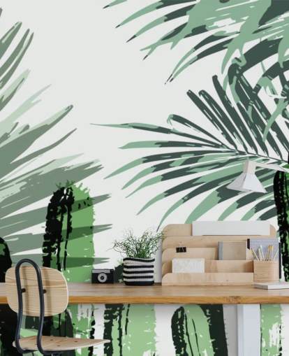 cactussen graffiti behang