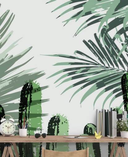 papier peint cactus graffiti papier peint cactus graffiti