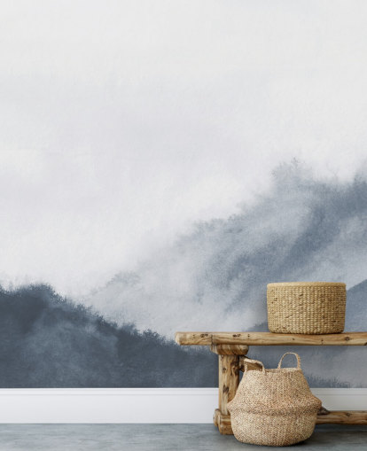 misty mountains in gray watercolor wallpaper misty mountains in gray watercolor wallpaper