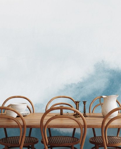 misty mountains in teal watercolor wallpaper misty mountains in teal watercolor wallpaper