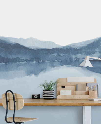 papel de parede azul de lago e montanhas papel de parede azul de lago e montanhas