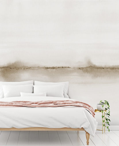 watercolor landscape sepia wallpaper