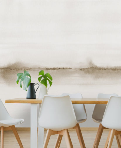 papel de parede sépia de paisagem em aquarela