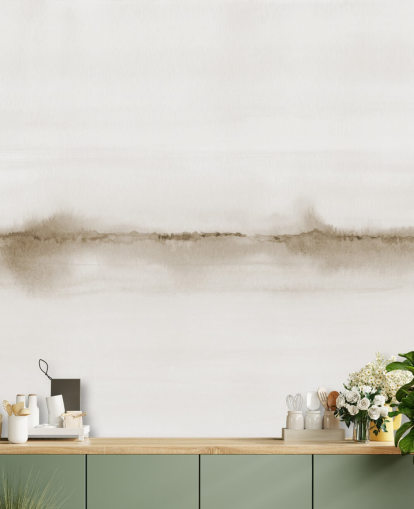 watercolor landscape sepia wallpaper