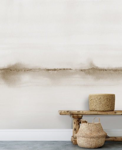 watercolor landscape sepia wallpaper