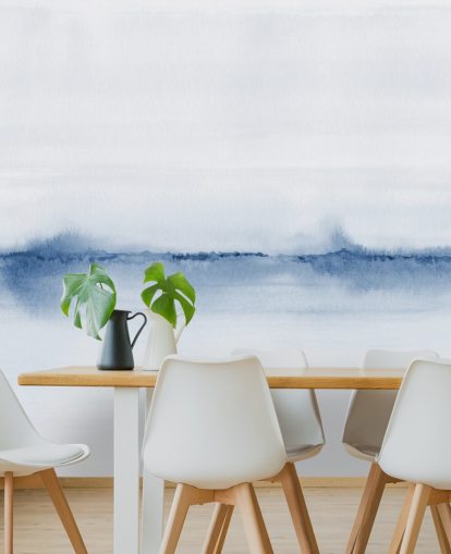 aquarel blauw landschapsbehang aquarel blauw landschapsbehang