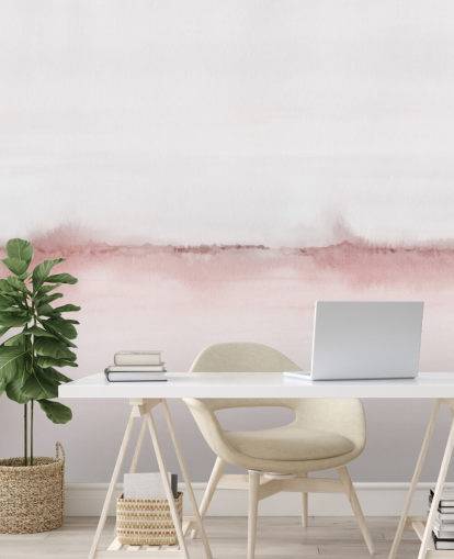 abstrakte rosa und graue Gemäldetapete