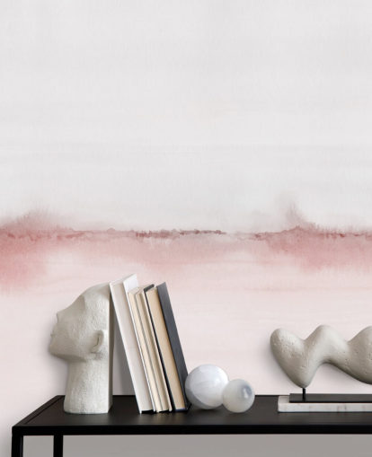 papier peint abstrait rose et gris