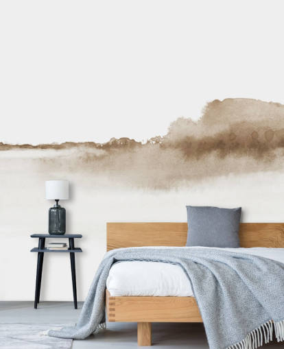 beige watercolor mountains wallpaper beige watercolor mountains wallpaper