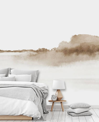 beige watercolour mountains wallpaper beige watercolour mountains wallpaper