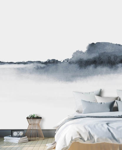 black and white abstract landscape wallpaper