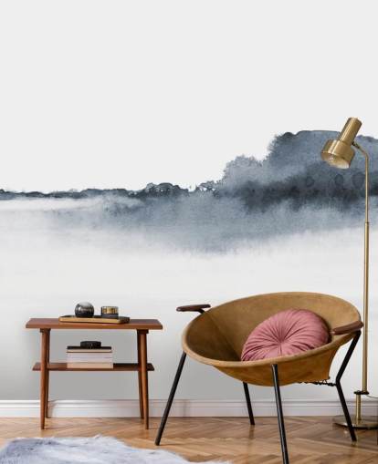 mustavalkoinen abstrakti maisema taustakuva