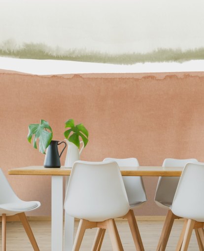 terrakotta och salvia grön abstrakt tapet terrakotta och salvia grön abstrakt tapet