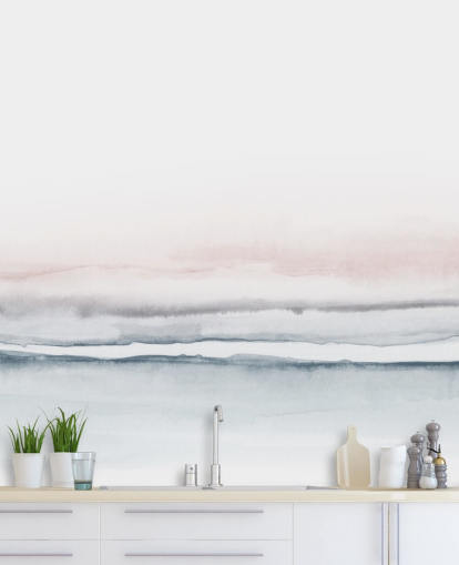 pastel pink and blue abstract wallpaper