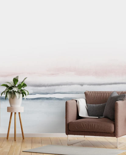 pastellrosa och blå abstrakt tapet pastellrosa och blå abstrakt tapet