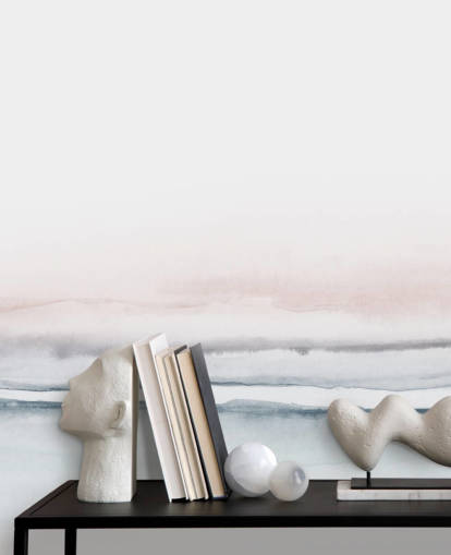 pastel pink and blue abstract wallpaper