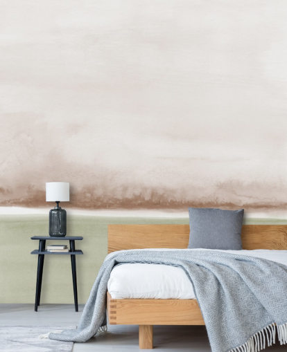 sage green and brown abstract wallpaper