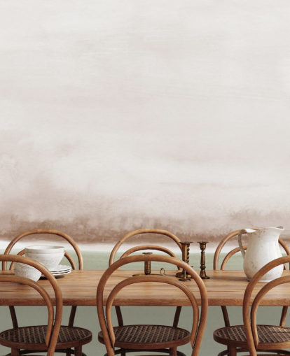 carta da parati astratta verde salvia e marrone