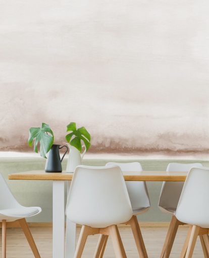 salie groen en bruin abstract behang