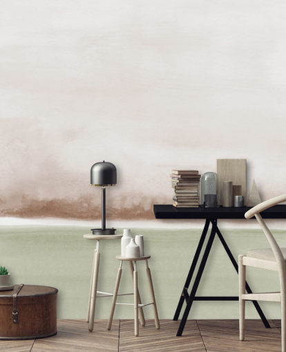 sage green and brown abstract wallpaper