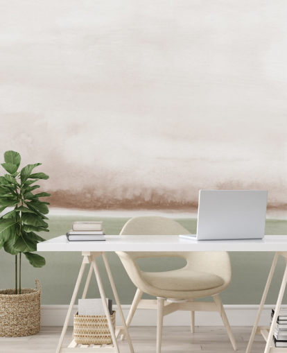 salvia grön och brun abstrakt tapet