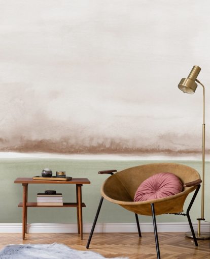 sage green and brown abstract wallpaper