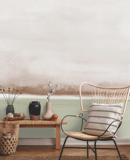 salie groen en bruin abstract behang salie groen en bruin abstract behang