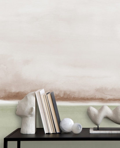 sage green and brown abstract wallpaper