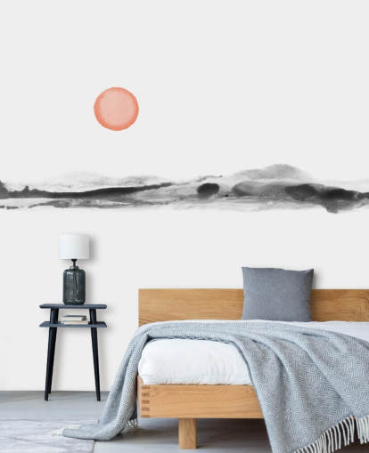 papel de parede preto, branco e terracota papel de parede preto, branco e terracota