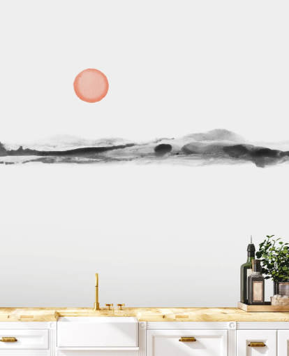 papel de parede preto, branco e terracota papel de parede preto, branco e terracota