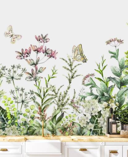 meadow flowers and butterflies wallpaper meadow flowers and butterflies wallpaper