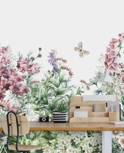 pretty pink and white meadow flowers wallpaper pretty pink and white meadow flowers wallpaper