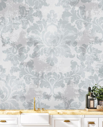 customisable pattern wallpaper mural called Victorian Damask for bedrooms, living rooms and bathrooms customisable pattern wallpaper mural called Victorian Damask for bedrooms, living rooms and bathrooms