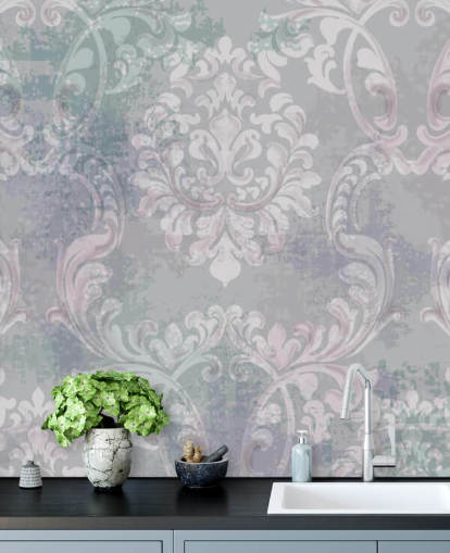 vintage stil damask tapet vintage stil damask tapet