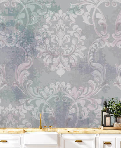 vintage style damask wallpaper vintage style damask wallpaper