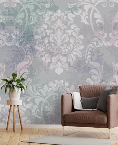 vintage stil damask tapet vintage stil damask tapet