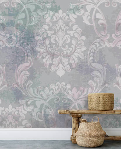 vintage style damask wallpaper vintage style damask wallpaper