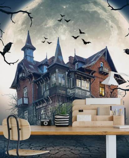 spooky hus tapet spooky hus tapet
