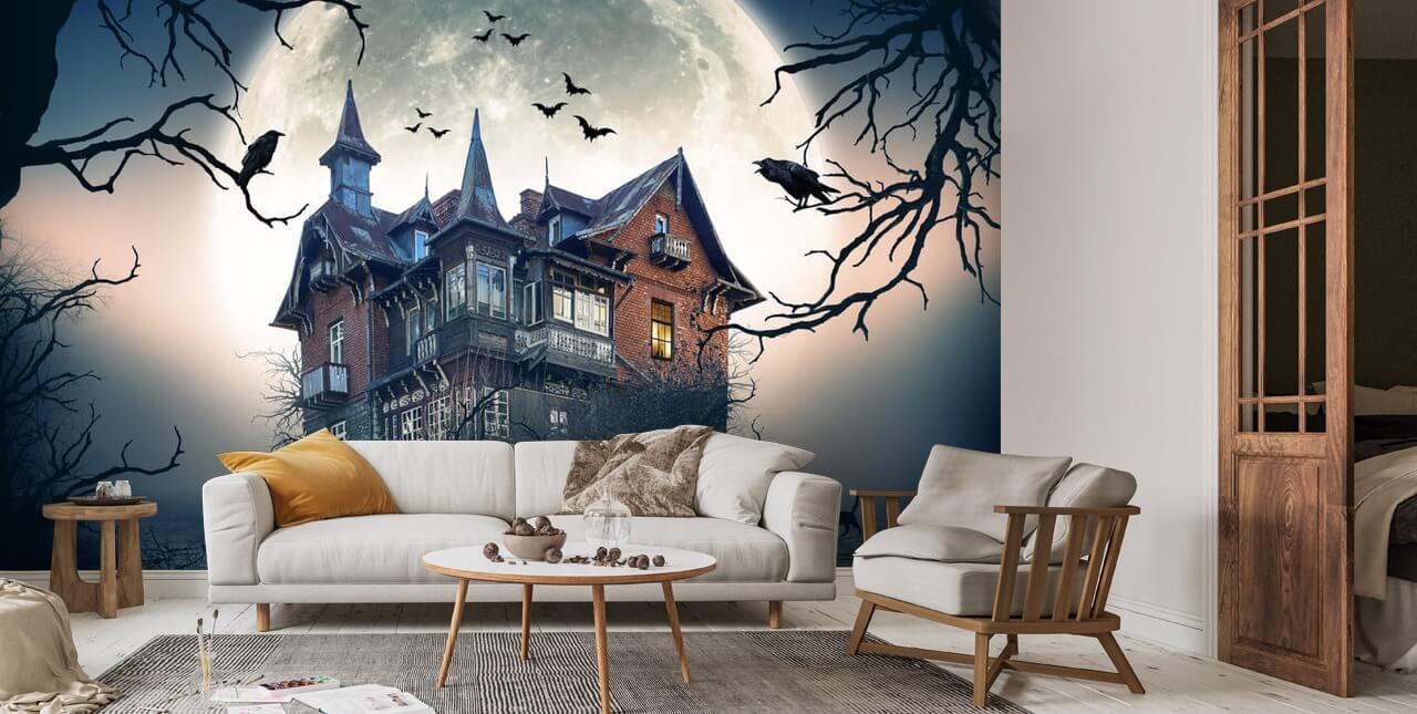 Haunted House Wall Mural Wallsauce CA