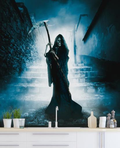 grim reaper on stairs wallpaper grim reaper on stairs wallpaper