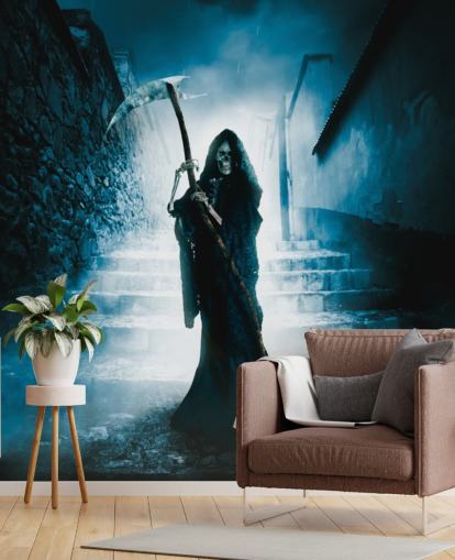 papel de parede grim reaper on stairs papel de parede grim reaper on stairs