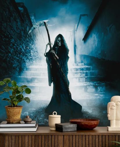 papel de parede grim reaper on stairs