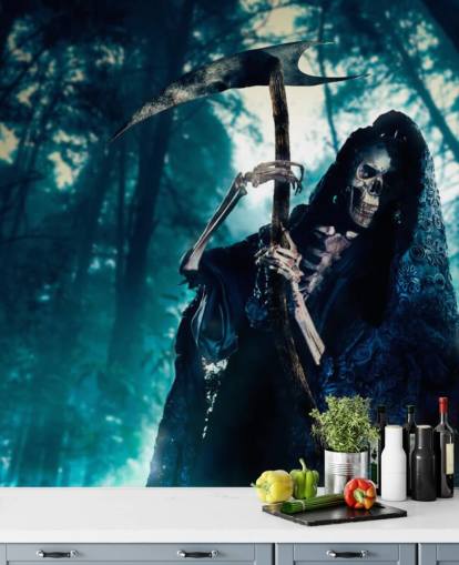 carta da parati grim reaper