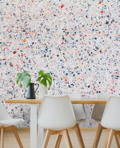 Rainbow marble effect wallpaper