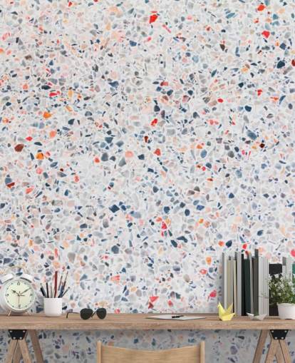 Papel pintado efecto mármol arco iris Papel pintado efecto mármol arco iris