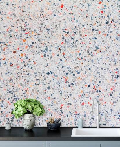 Rainbow marmor effekt tapeter