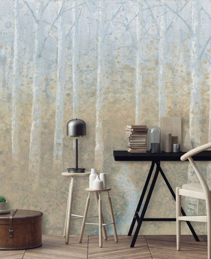 papel pintado abedul neutro y beige papel pintado abedul neutro y beige